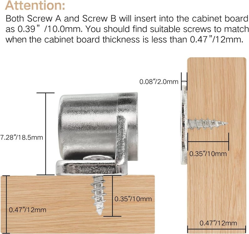 sunivaca Magnetic Door Catch  4 Pack Pull Strong Magnet Cabinet Latches Premium Quality Zinc Alloy Hardware Cabinet Magnetic Catch for Kitchen Closet Door Closing Magnetic Door Catch Cupboard Closer - Silver - Image 4